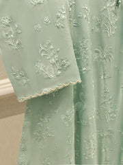 3 Piece - Pure Embroidered Cotton Net Suit S111867