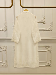 3 Piece - Pure Embroidered Cotton Net Suit S113798