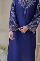 2 Piece - Embroidered Jacquard Suit S110155