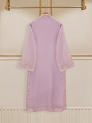 3 Piece - Pure Cotton Net Embroidered Suit S109681