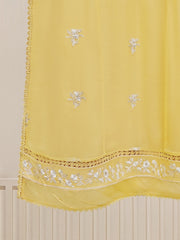 3 Piece - Embroidered Chiffon Suit S109943