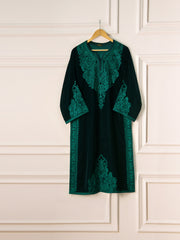 2 Piece- Embroidered Velvet Suit S110841