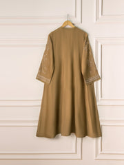 3 Piece- Pure Cotton Net Embroidered Suit S110851