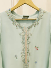 2 Piece- Pure  Sheesha Silk Embroidered Suit S115758