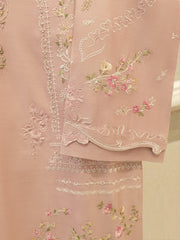 3 Piece - Pure Khaddi Silk Embroidered  Suit S115737