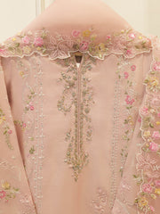 3 Piece - Pure Khaddi Silk Embroidered  Suit S115737