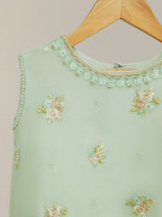 (Kids) 2 Piece - Pure Organza Suit FKD-008