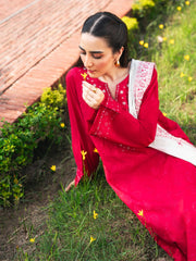 2 Piece - Pure Embroidered Cambric Suit S110109