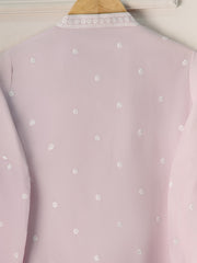 (Kids) 2 Piece - Embroidered Cambric Suit KD-011
