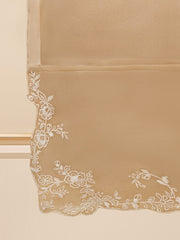 3 Piece - Pure Organza Embroidered Suit S109395