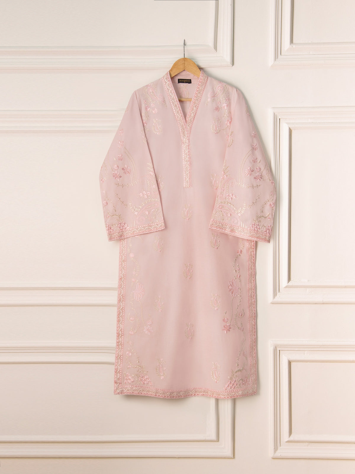 2 Piece - Embroidered Cambric Suit S110727