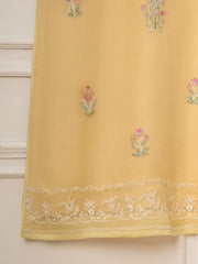 3 Piece - Pure Organza Embroidered Suit S111543