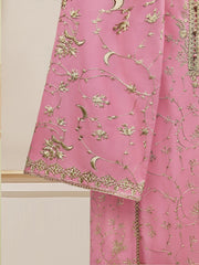 (Unstitched) 2 Piece - Pure Embroidered Cambric Suit FF-2105