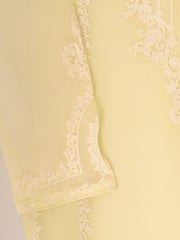 3 Piece - Pure Organza Embroidered Suit S111298