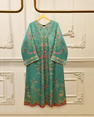 2-Piece Pure Printed Silk Suit with Khadi Silk Pants S115262