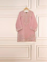 3 Piece - Pure Organza Embroidered Suit S111498