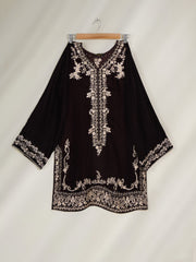 2 Piece- Embroidered Velvet Suit S110391