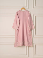 2 Piece- Pure Silk Net Embroidered Suit S110523