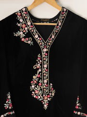 3 Piece- Embroidered Velvet Suit S110927