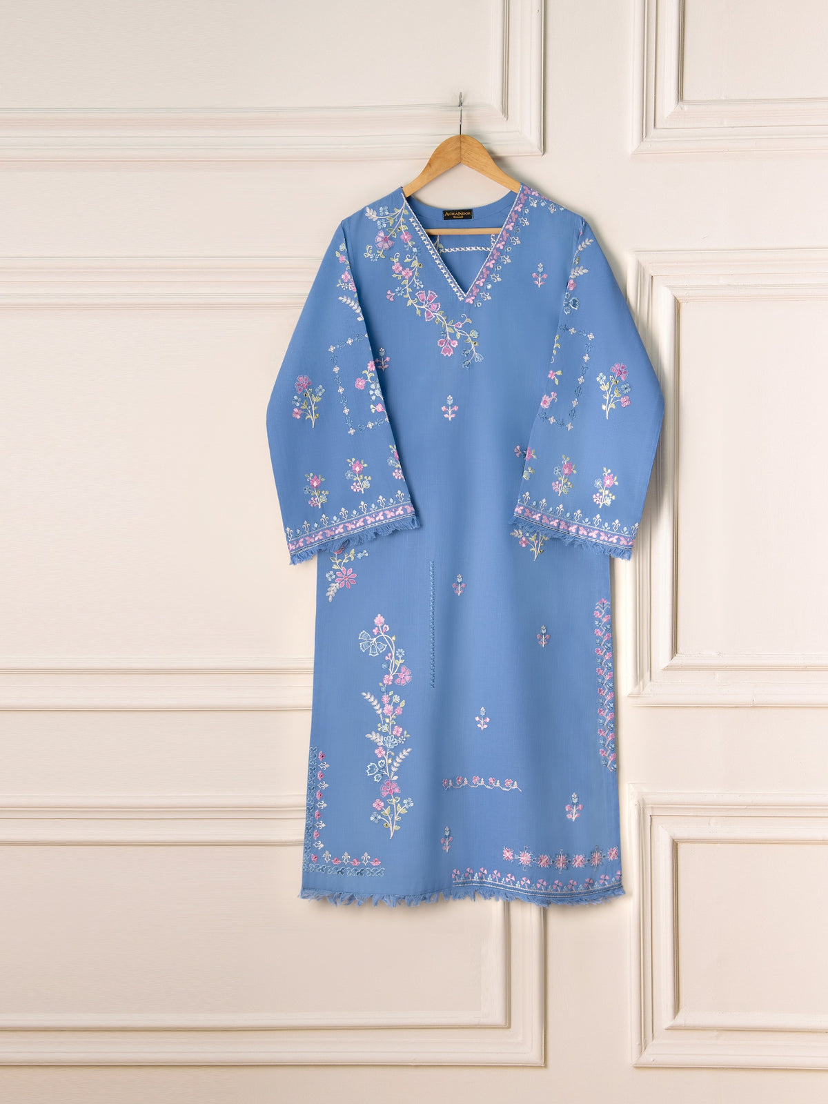 2 Piece - Embroidered Khaddar Suit S111107