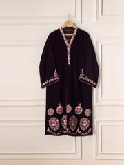 3 Piece- Embroidered Velvet Suit S110833