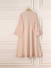 2 Piece- Embroidered Pure Karandi Frock S110836