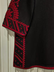 2 Piece - Pure Cotton Net Embroidered Suit S111434
