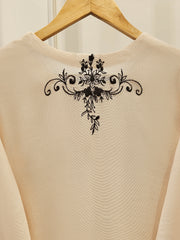 3 Piece - Pure Embroidered Cotton Net Suit S111625