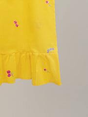 (Kids) 2 Piece - Embroidered Cambric Suit KD-031