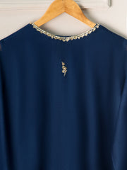 3 Piece- Pure Cotton Net Embroidered Suit S110760