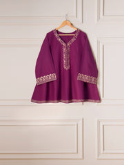 2 Piece - Embroidered Khaddar Suit S110592