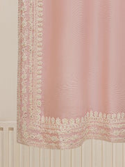 3 Piece - Pure Cotton Net Embroidered Suit S110076