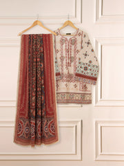 3 Piece - Digital Printed Lawn Suit S111509