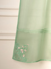 3 Piece- Pure Cotton Net Embroidered Suit S111214