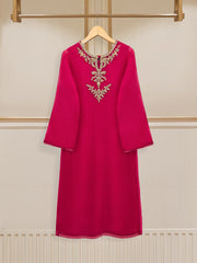 2 Piece - Embroidered Chiffon Suit S110062
