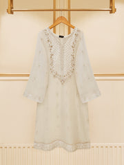 3 Piece - Embroidered Chiffon Suit S109444