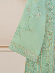 2 Piece - Embroidered Chiffon Suit S109708