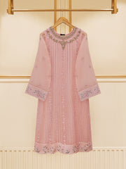 3 Piece - Embroidered Chiffon Suit S109558
