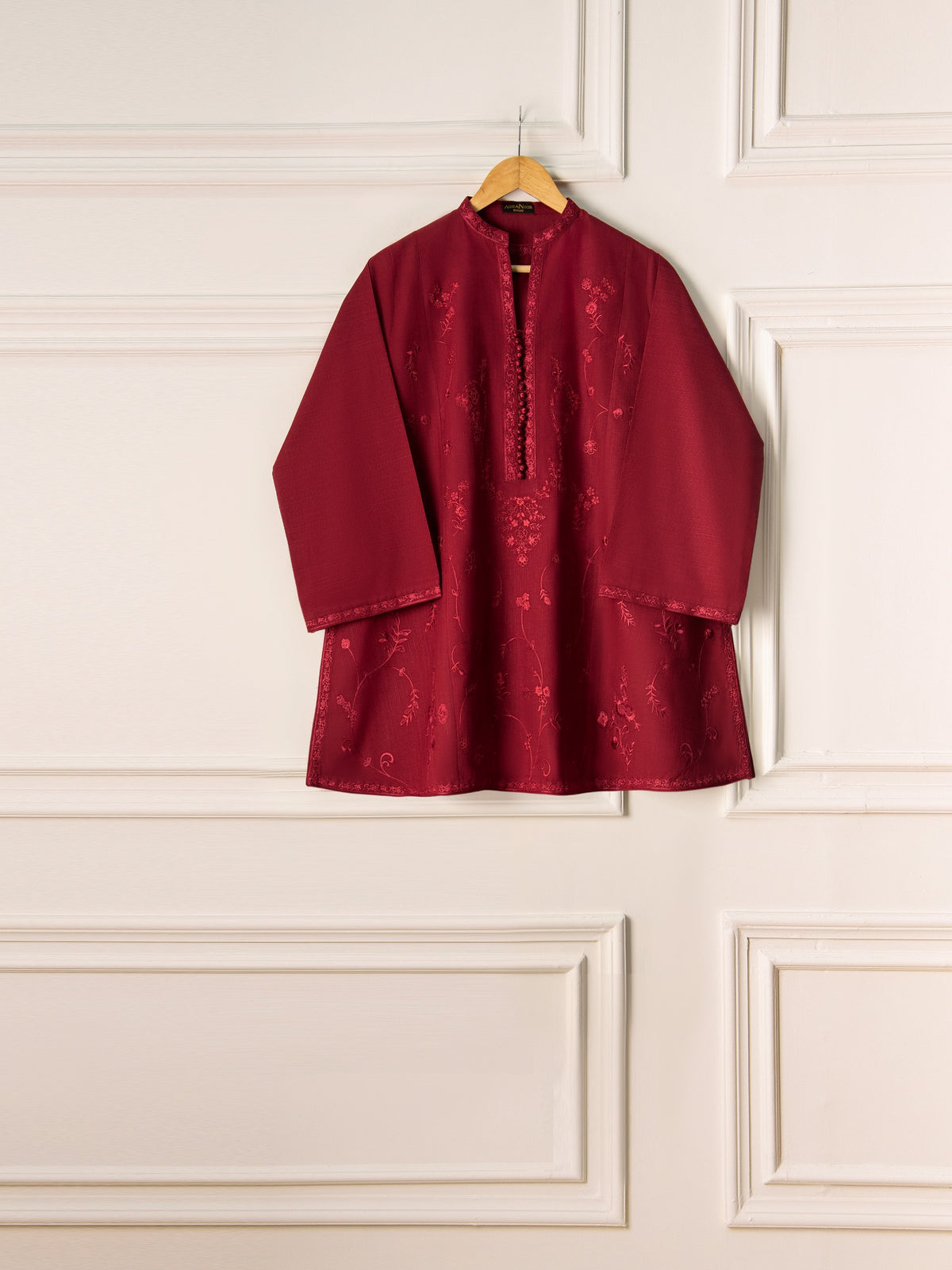 2 Piece - Embroidered Khaddar Suit S110779