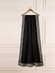 3 Piece- Pure Cotton Net Embroidered Suit S111205