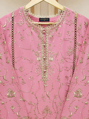 (Unstitched) 2 Piece - Pure Embroidered Cambric Suit FF-2105
