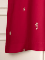 2 Piece - Pure Chiffon Embroidered Suit S110825
