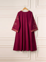 2 Piece - Embroidered Khaddar Frock S110716