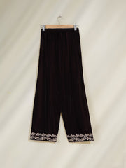 2 Piece- Embroidered Velvet Suit S110391