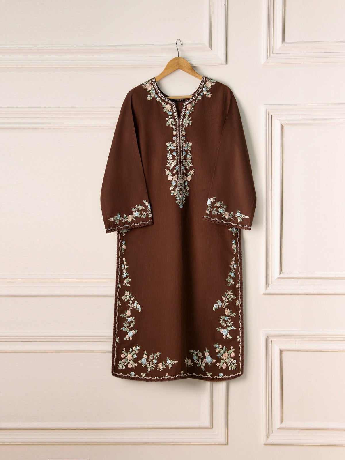 2 Piece - Embroidered Khaddar Suit S110735