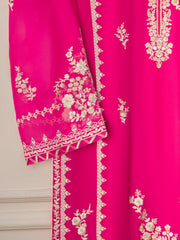 Pure Chiffon Embroidered ShirtS110941