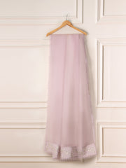 3 Piece - Pure Organza Embroidered Suit S110623