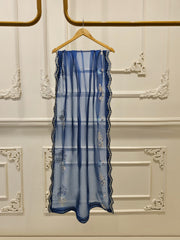 3 Piece - Pure Organza Embroidered Suit S111620