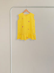 (Kids) 2 Piece - Embroidered Cambric Suit KD-031