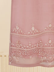 3 Piece - Pure Organza Embroidered Suit S109310